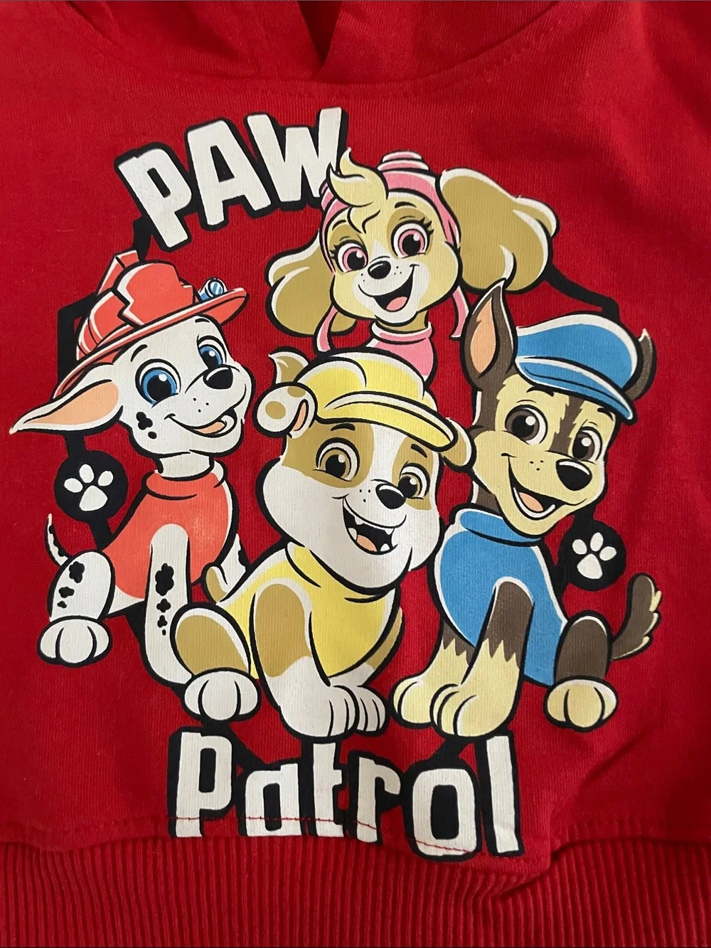 Paw Patrol Red Hoodie with Navy and Red Joggers 12Mo. NWT!